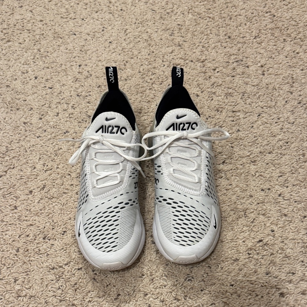 Nike Air White and Black Athletic Shoes